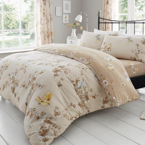 Birdie Blossom Printed Duvet Cover Set Assorted