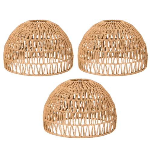 Boho Wicker Pendant Light Shade