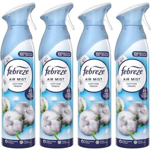 Febreze Cotton Fresh Air Freshener Spray 185ml Assorted Packs