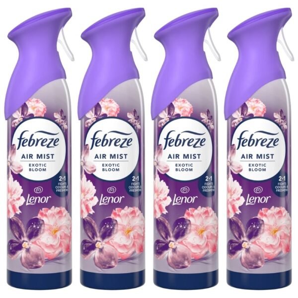 Febreze Exotic Bloom Air Freshener Spray 185ml Assorted Packs