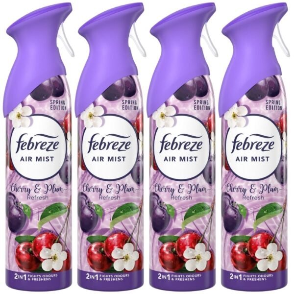 Febreze Cherry & Plum Air Freshener Spray 185ml Assorted Packs