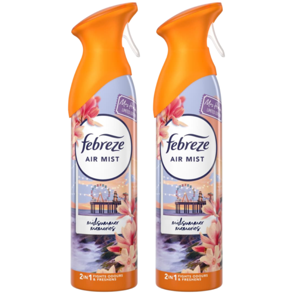 Febreze Air Freshener Spray Mrs Hinch’s Midsummer Memories 185ml Assorted Packs