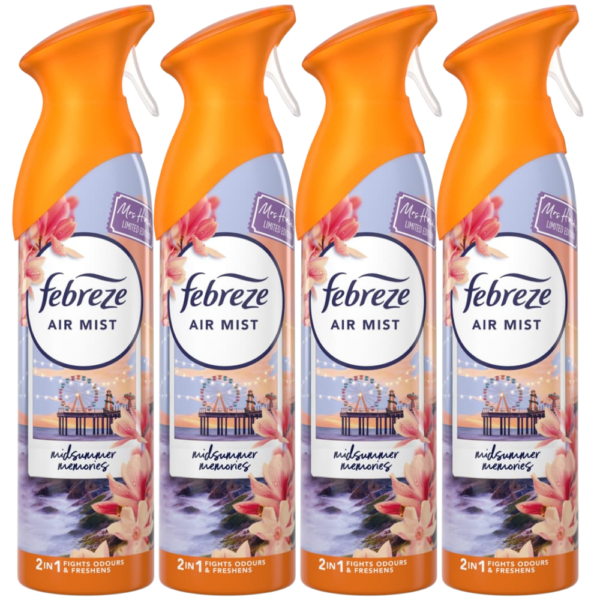 Febreze Air Freshener Spray Mrs Hinch’s Midsummer Memories 185ml Assorted Packs