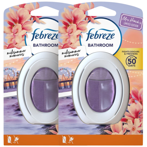 Febreze Bathroom Air Freshener Mrs Hinch’s Midsummer Memories Assorted Packs