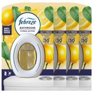 Febreze Citrus Active Anti-Mould Bathroom Air Freshener 7.5ml Assorted Packs