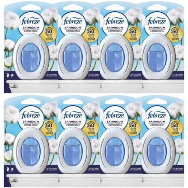 Febreze Cotton Fresh Bathroom Air Freshener 7.5ml Assorted Packs