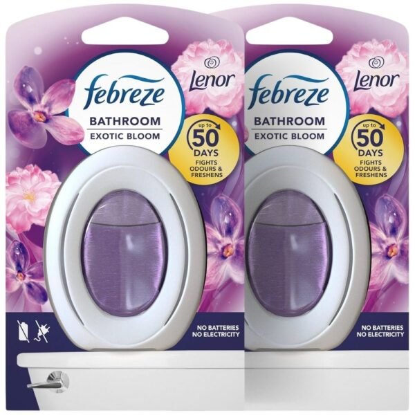 Febreze Exotic Bloom Bathroom Air Freshener 7.5ml Assorted Packs