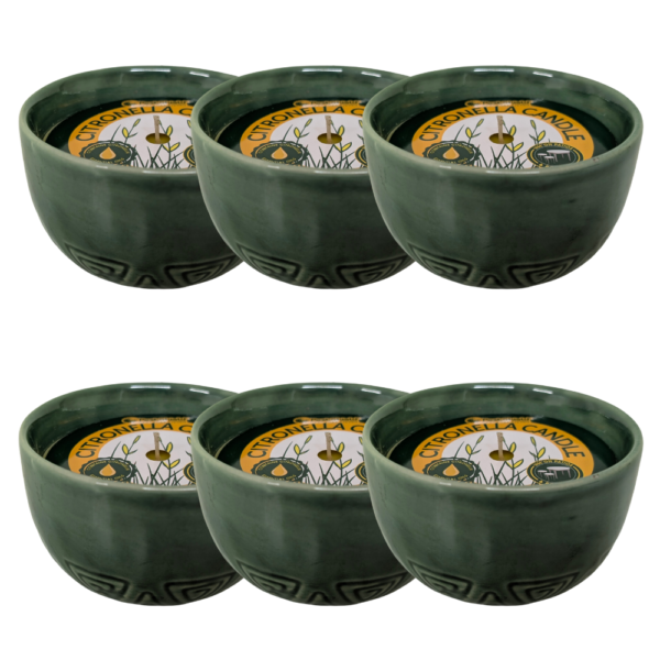 Citronella Ceramic Candles Assorted Packs