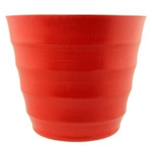 Colourful Bamboo Plant Pots 16.5cm Assorted Colours