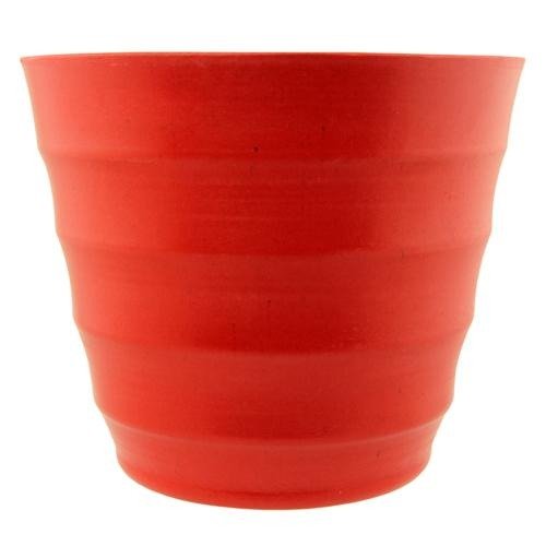Colourful Bamboo Plant Pots 16.5cm Assorted Colours