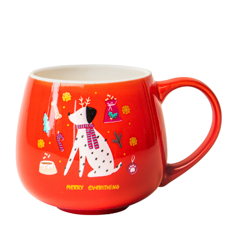 Christmas Animal Ceramic Mug 400ml Assorted Designs