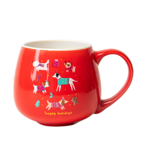 Christmas Animal Ceramic Mug 400ml Assorted Designs