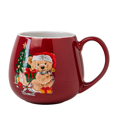 Christmas Bear Ceramic Mug 400ml Assorted Designs