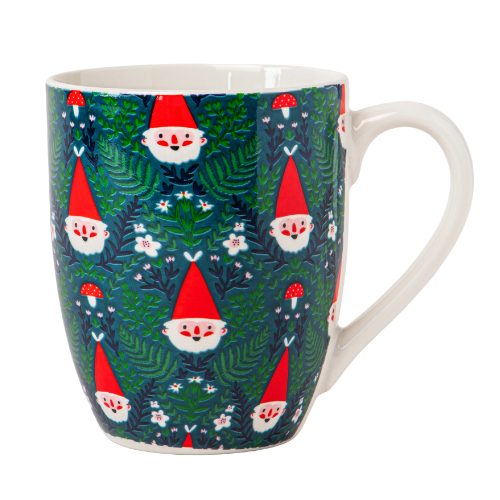 Christmas Gnome Mug 350ml Assorted Designs