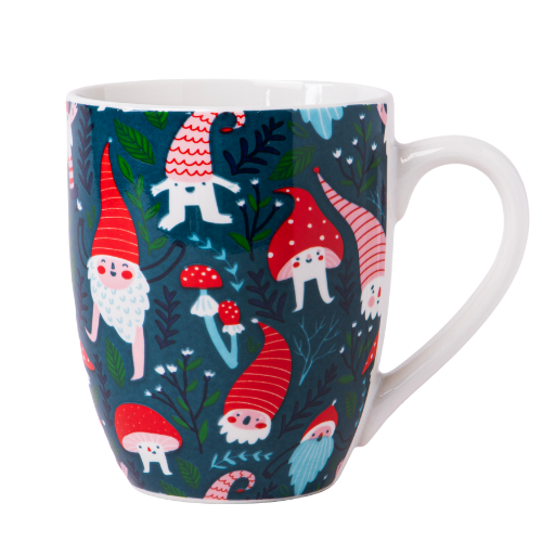 Christmas Gnome Mug 350ml Assorted Designs