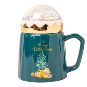 Christmas Snow Globe Mug 400ml Assorted Designs