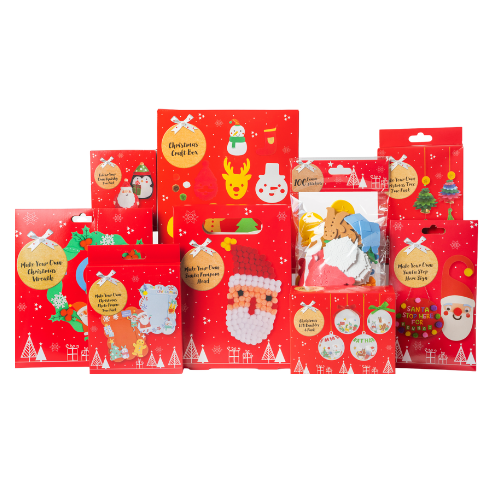 Ultimate Christmas Craft Bundle 6 Fun Festive Activities for Kids DIY Santa & Holiday Decoration