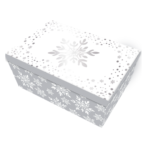 Christmas Rectangle Gift Boxes 12cm x 9cm Assorted Festive Designs