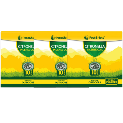 Citronella Incense Coils 10 Pack Assorted