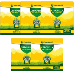Citronella Incense Coils 10 Pack Assorted