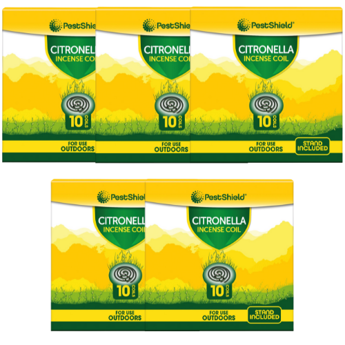 Citronella Incense Coils 10 Pack Assorted