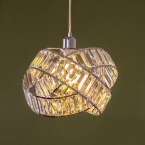 Crystal 3 Tier Interlocking Lamp Shade 31cm Assorted Colours