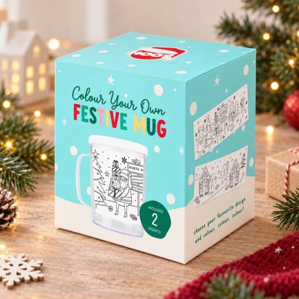 Colour Your Own Christmas Mug
