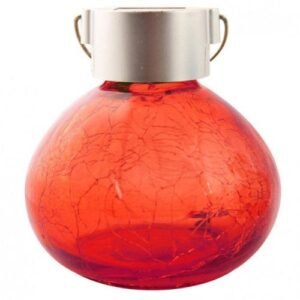 Crackle Glass Jar LED Solar Fairy Light