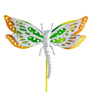 Roots & Shoots Dragonfly Stake Garden Decoration Assorted Colours