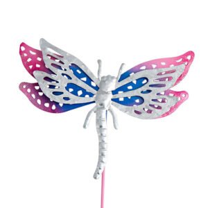 Roots & Shoots Dragonfly Stake Garden Decoration Assorted Colours