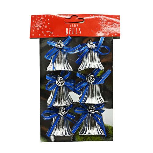 Christmas Gold Hanging Bells 6 Pack