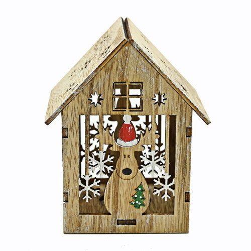 Christmas Reindeer LED House Decoration