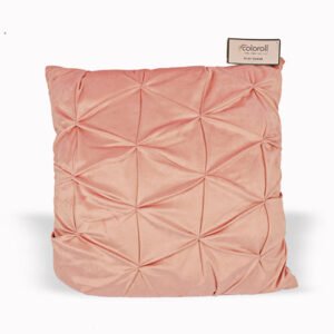 Coloroll Pink Velvet Cushion 50cm x 50cm