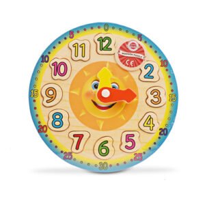 Kids Wooden Clock Puzzle