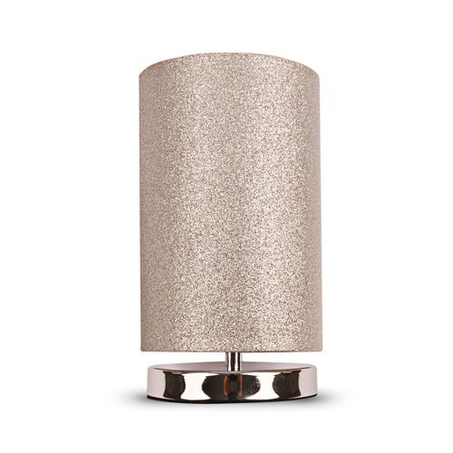 Home Collection Glitter Cylinder Table Lamp