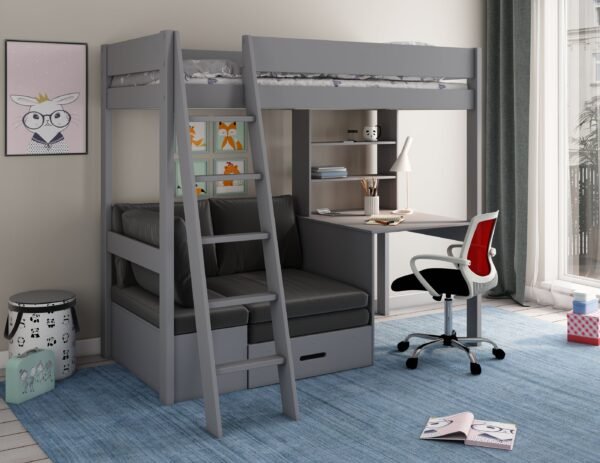 Estella Grey – High with Desk/Futon