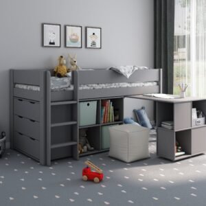 Estella Grey – Mid with Cube/Desk and Chest