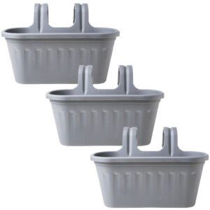 Garden Essentials Over Fence Plastic Basket 38cm Assorted Pack