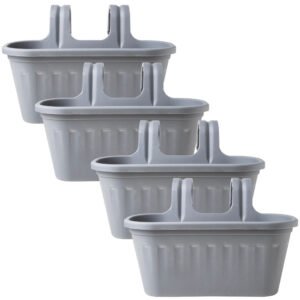 Garden Essentials Over Fence Plastic Basket 38cm Assorted Pack