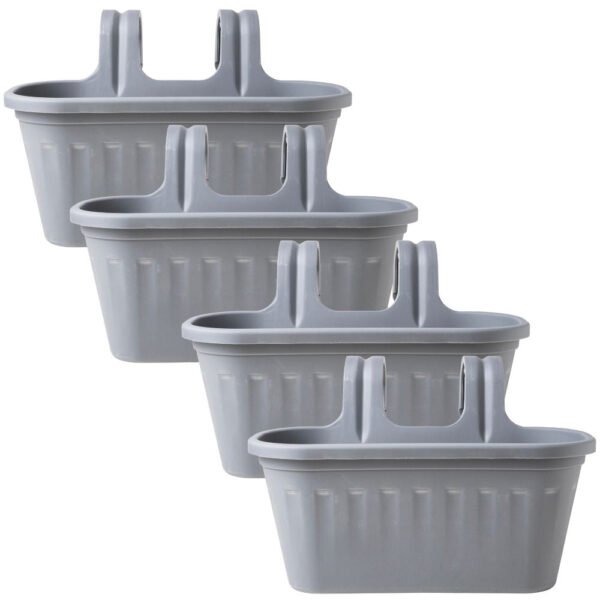 Garden Essentials Over Fence Plastic Basket 38cm Assorted Pack