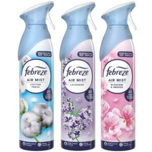 Febreze Happy Home Air Freshener Spray Bundle Mixed Scents 3x185ml