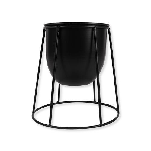 Small Round Garden Planter & Base 21.5cm