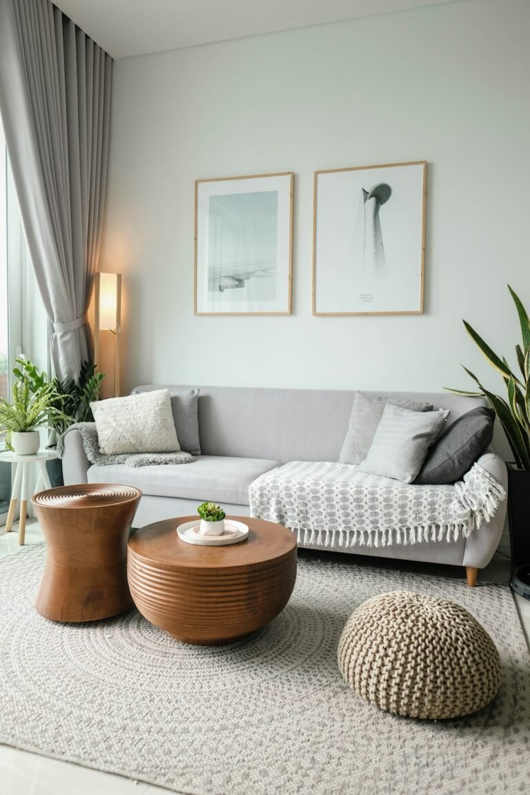 Fabric sofa in a living room illustrating the HODEALS fabric sofa cleaning guide. Photo by Minh Pham on Unsplash.