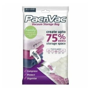 Laundry Essentials Pac n Vac Vacuum Storage Bag Family Pack
