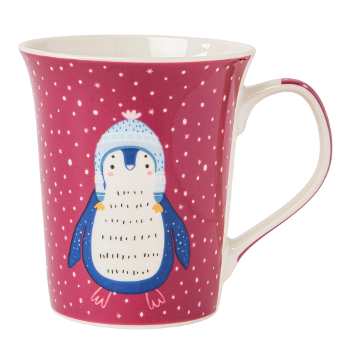 Festive Christmas Ceramic Mug 350ml Assorted Designs