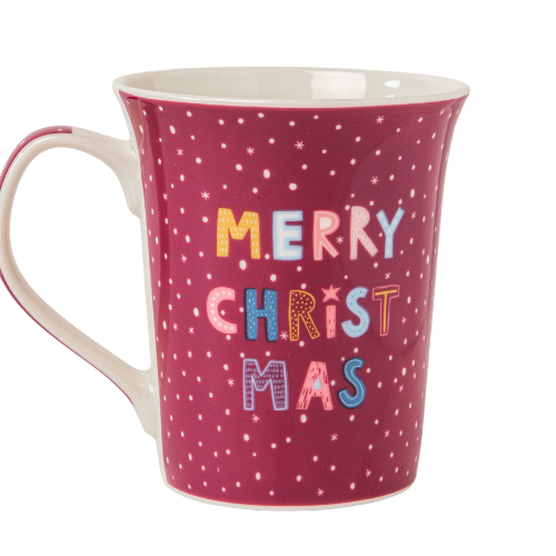 Festive Christmas Ceramic Mug 350ml Assorted Designs