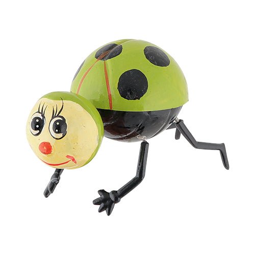 Roots & Shoots Spotty Ladybird Garden Decoration — Green