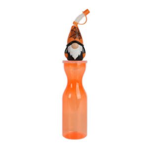 Halloween Orange Gonk Spider Web Water Bottle
