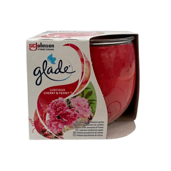 Glade Cherry & Peony Scented Candle 108g — Pack of 1