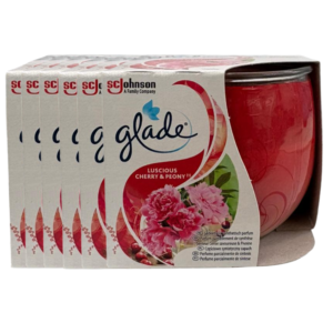 Glade Cherry & Peony Scented Candle 108g Assorted Packs